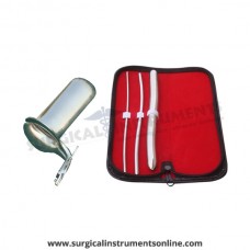 Hegar uterine dilator 3 pieces set,3-4, 5-6, 15-16, collin large